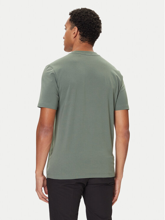 BOSS BOSS Футболка 50506373 Зелений Regular Fit