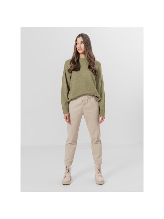 Outhorn Outhorn Sweter OTHAW22TSWEF003-43S Zielony Oversize