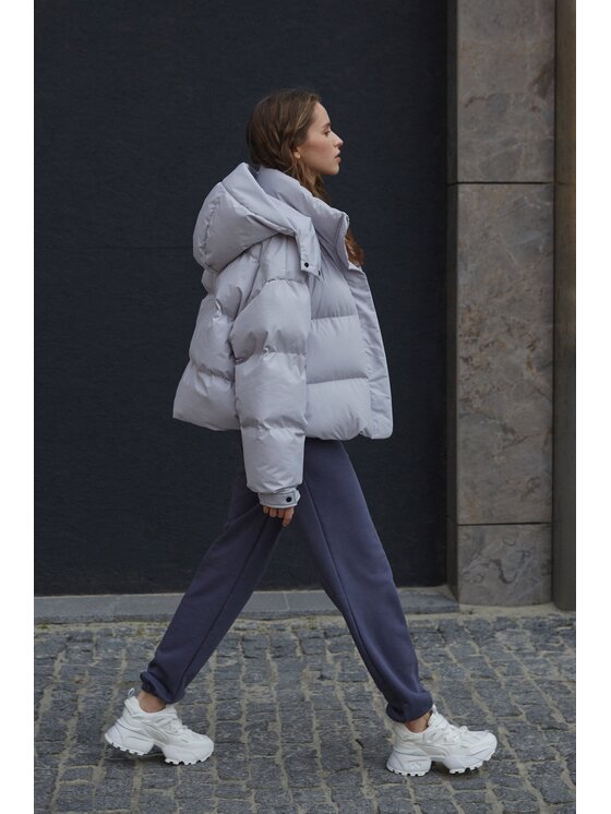 Estro Estro Giubbotto piumino ER00114589 Grigio Oversize