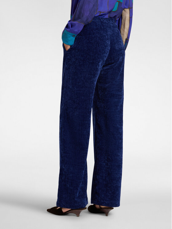 Elena Mirò Elena Mirò Spodnie materiałowe P073P000605N055 Niebieski Flare Fit