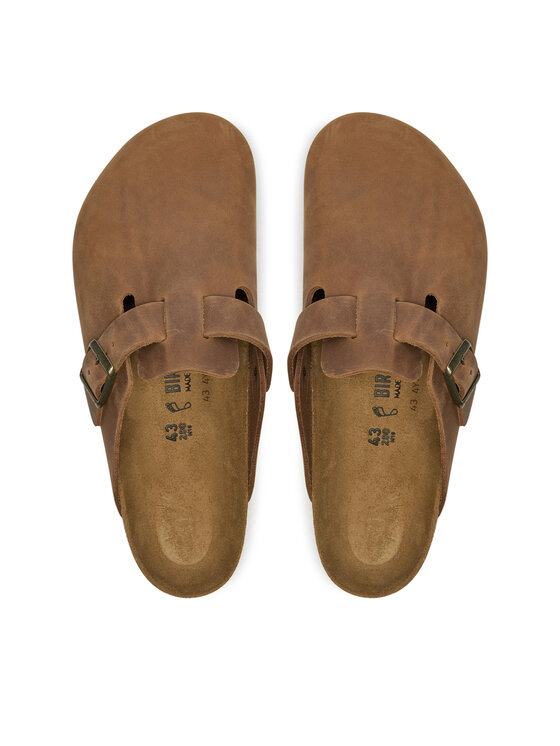 Birkenstock Birkenstock Šľapky Boston Leoi 1028179 Hnedá