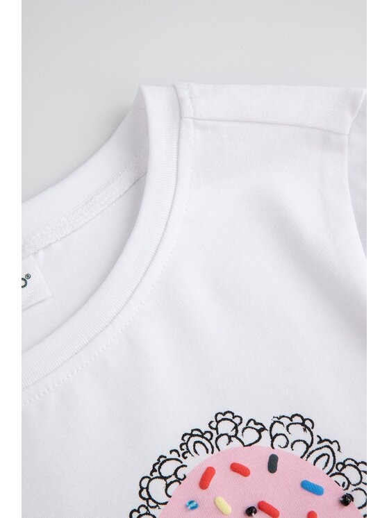 Coccodrillo Coccodrillo T-Shirt ZC5143101FGK-001 Bílá Regular Fit