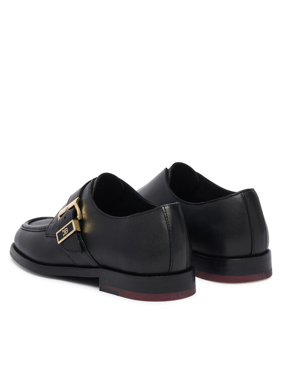 Tommy Hilfiger Tommy Hilfiger Poolsaapad Th Buckle Moc Toe Loafers FW0FW09536 Must