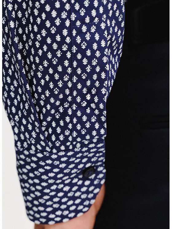 Pako Lorente Pako Lorente Koszula P25SN-1X-022-G Granatowy Slim Fit