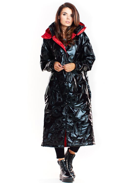 Awama Awama Giacca da donna A338 Nero Basic Fit