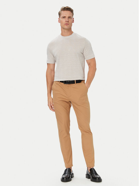 BOSS BOSS T-särk H-Thompson 181 50565299 Beež Regular Fit