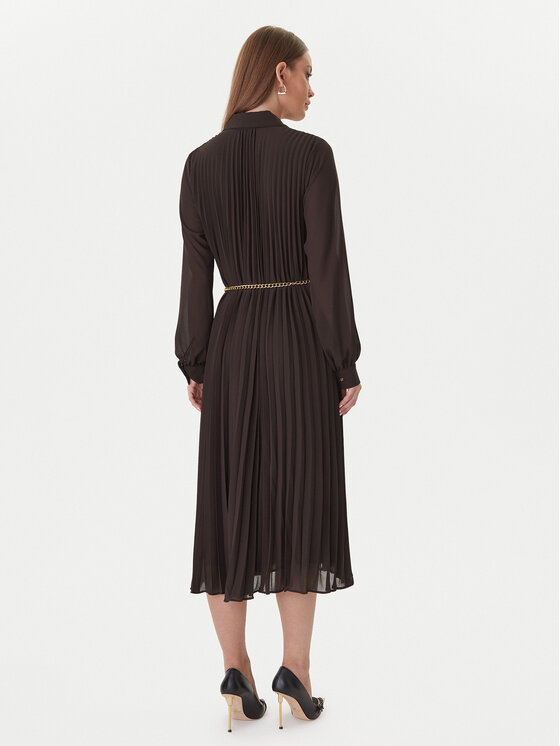 MICHAEL Michael Kors MICHAEL Michael Kors Košeľové šaty MF5838A7R3 Hnedá Regular Fit