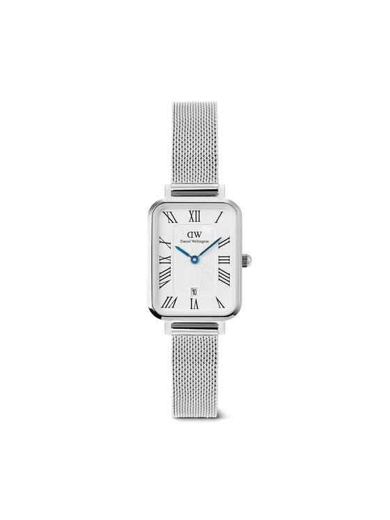 Daniel Wellington Daniel Wellington Hodinky Quadro Sterling Roman Numerals DW00100863 Stříbrná