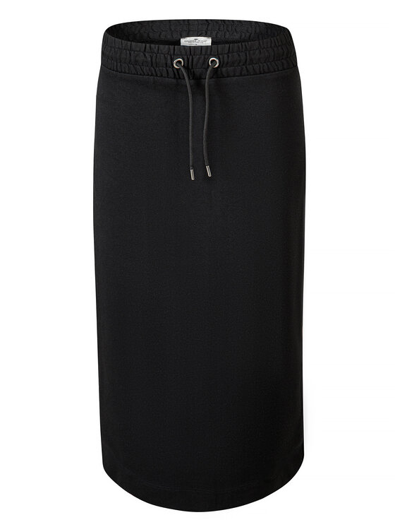 Cross Jeans Cross Jeans Spódnica midi 80126-020 Czarny Regular Fit