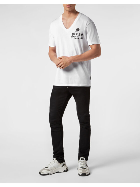 PHILIPP PLEIN PHILIPP PLEIN T-Shirt 241 Bílá Regular Fit