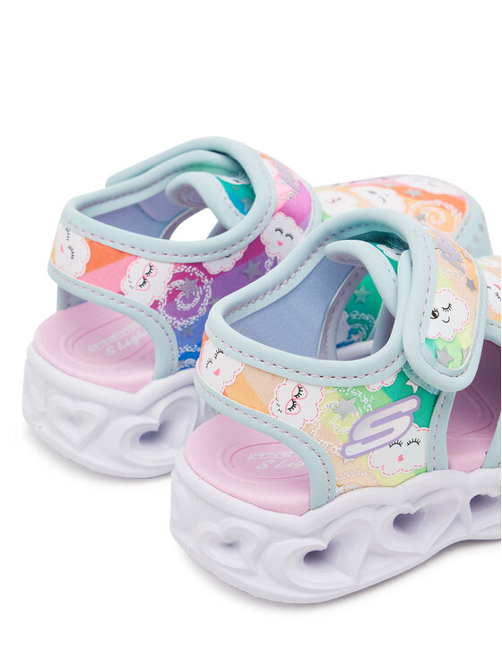 Skechers Skechers Sandale Heart Lights Sandals-Cutie Clouds 302977N/TQMT Tirkizna