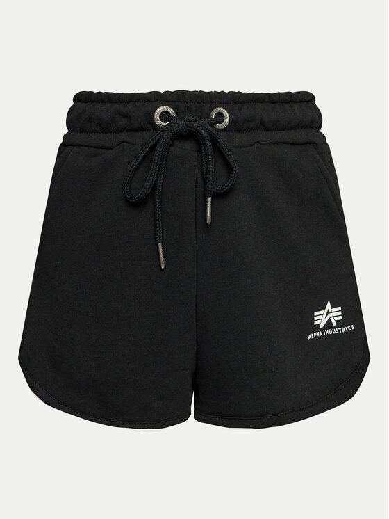 Alpha Industries Športové kraťasy Basic 116054 Čierna Regular Fit