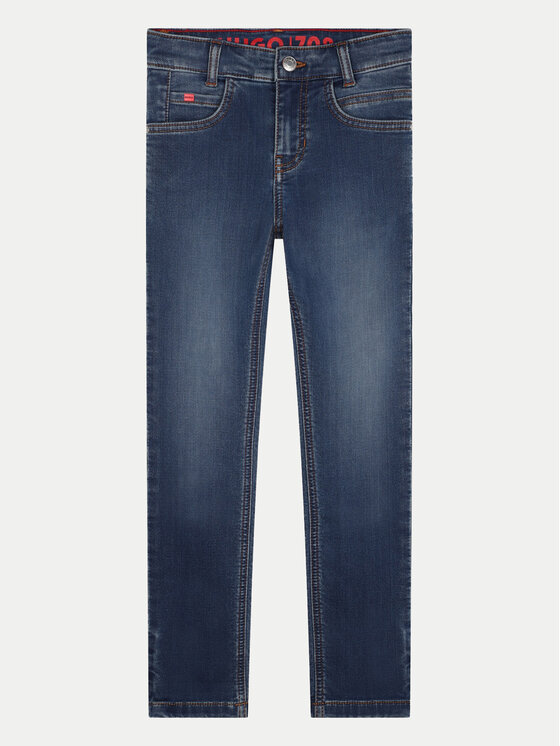 Hugo Džínsy G00186 M Modrá Slim Fit
