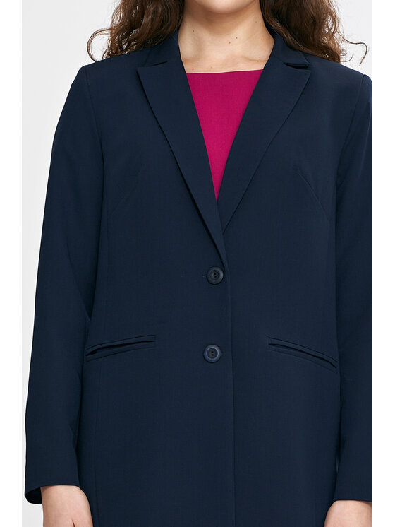 NIFE NIFE Marynarka Z81 Granatowy Regular Fit