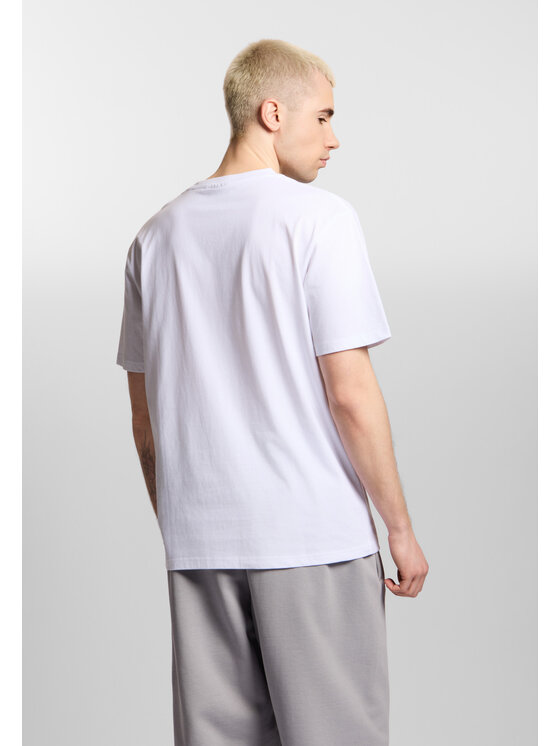 PROSTO. PROSTO. T-Shirt Small Shield KL261MTEE1072 Biały Regular Fit