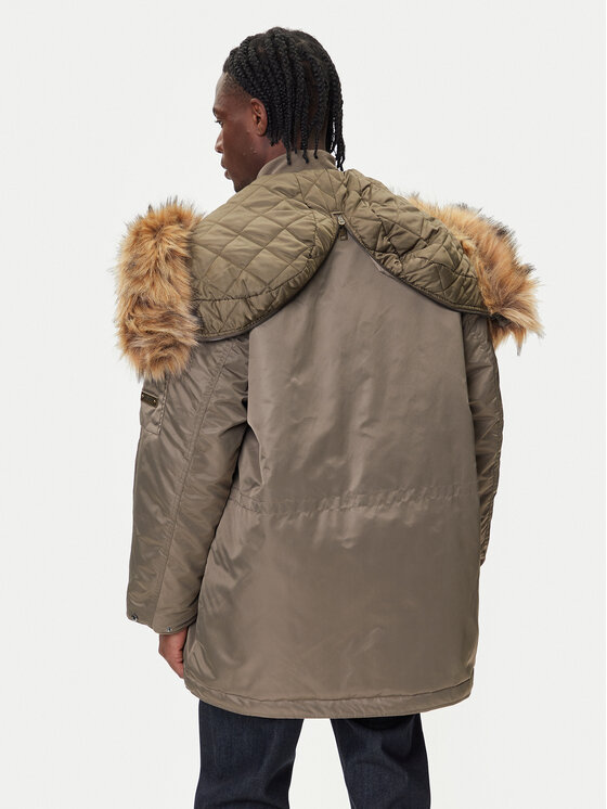 HUGO HUGO Parka Makaro2541 50546236 Beež Regular Fit
