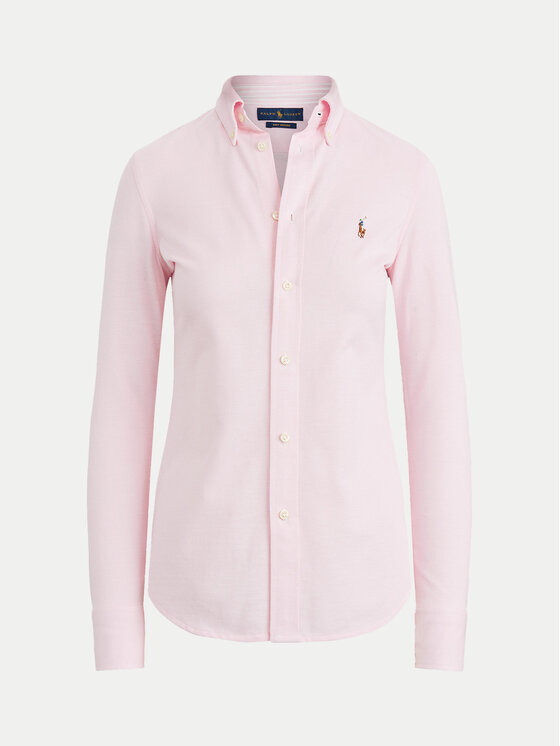 Polo Ralph Lauren Polo Ralph Lauren Πουκάμισο Heidi 211664427002 Ροζ Slim Fit