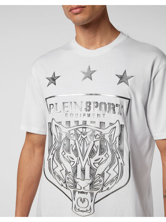 Plein Sport Plein Sport T-Shirt 2011 Biały Regular Fit