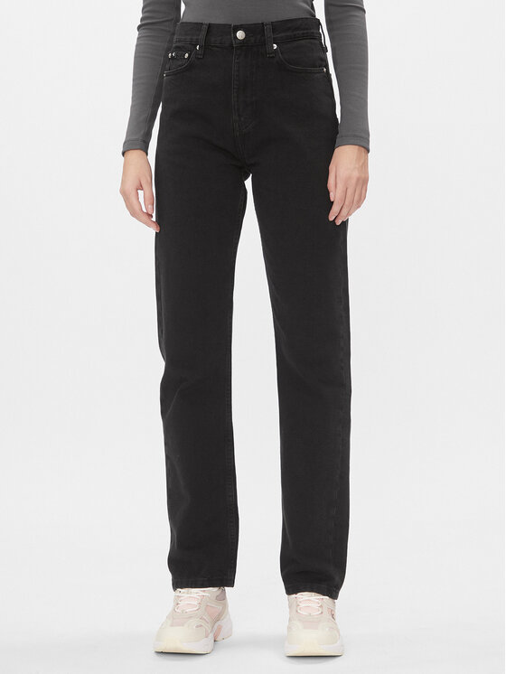 Calvin Klein Jeans Calvin Klein Jeans Τζιν J20J221243 Μαύρο Straight Fit