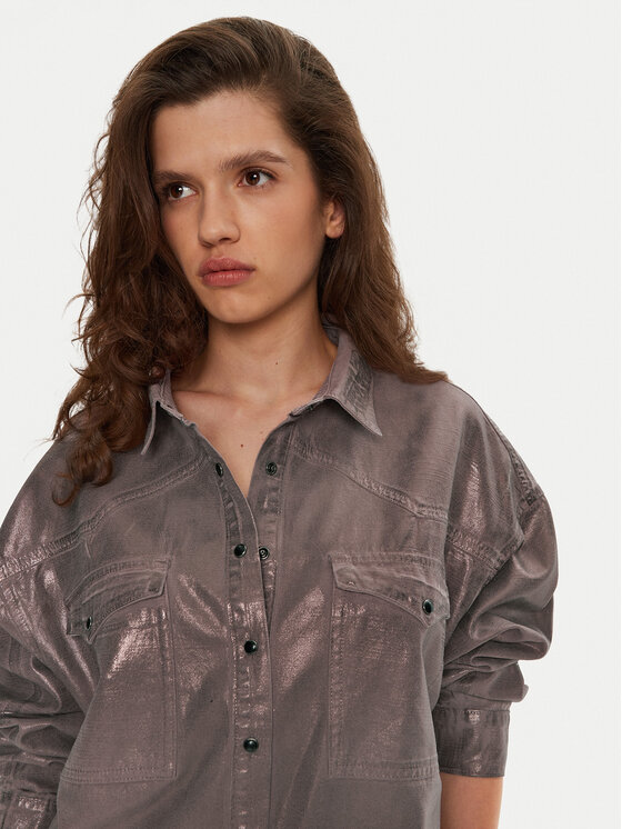 One Teaspoon One Teaspoon Jeanshemd 26552 Braun Regular Fit
