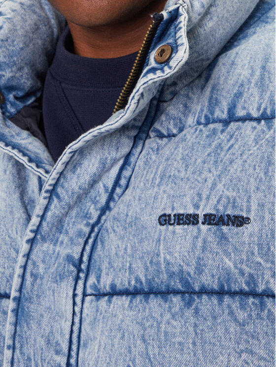Guess Jeans Guess Jeans Zimné bundy M5BL0Q D6181 Modrá Regular Fit