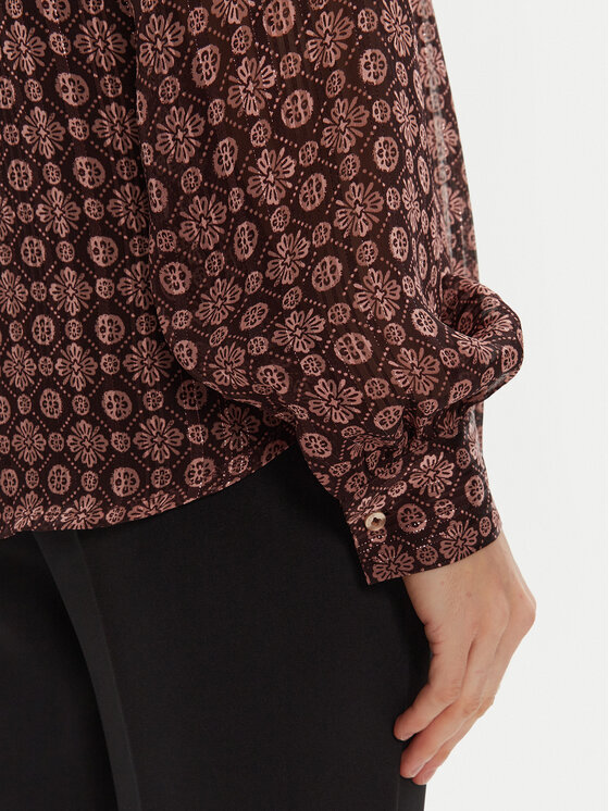 Guess Guess Cămașă Oriane W4BH63 WGLE2 Vișiniu Regular Fit