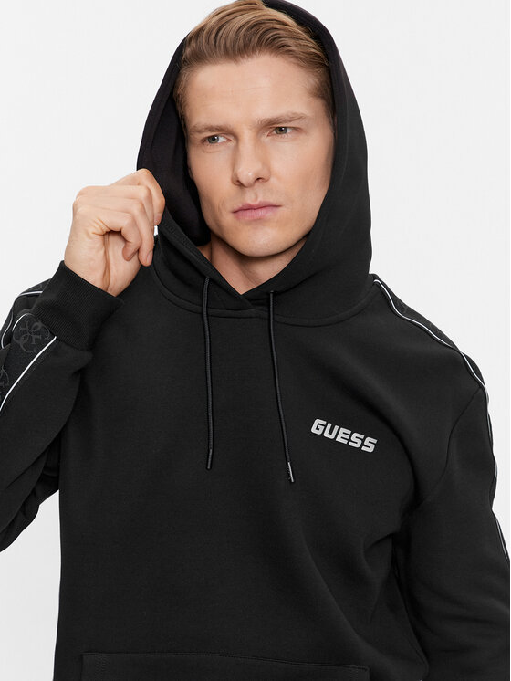 Guess Guess Pulóver Mickey Z4RQ21 KB3P2 Fekete Regular Fit