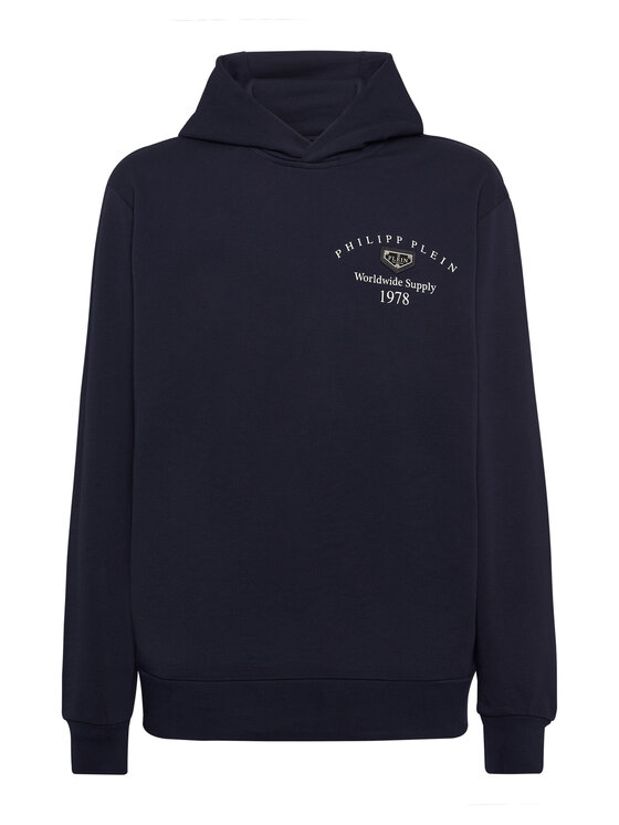 PHILIPP PLEIN PHILIPP PLEIN Mikina 23469 Modrá Regular Fit