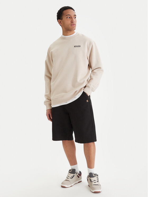 DC Shoes DC Shoes Суитшърт Patch It EDYFT03548 Бежов Regular Fit