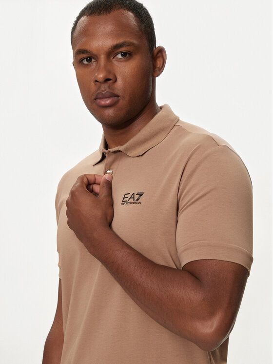 EA7 Emporio Armani EA7 Emporio Armani Поло 8NPF14 PJVQZ 1745 Бежевий Regular Fit