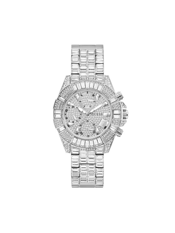 Guess Pulkstenis GW0812L1 Sudraba