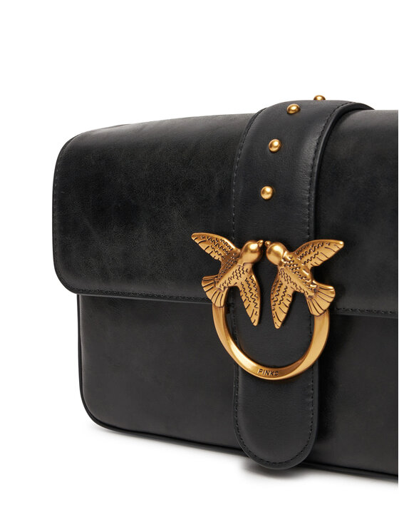 PINKO PINKO Handtasche Love One Classic Slouchy Fl PE 25 PLTT 104524 A2C2 Schwarz