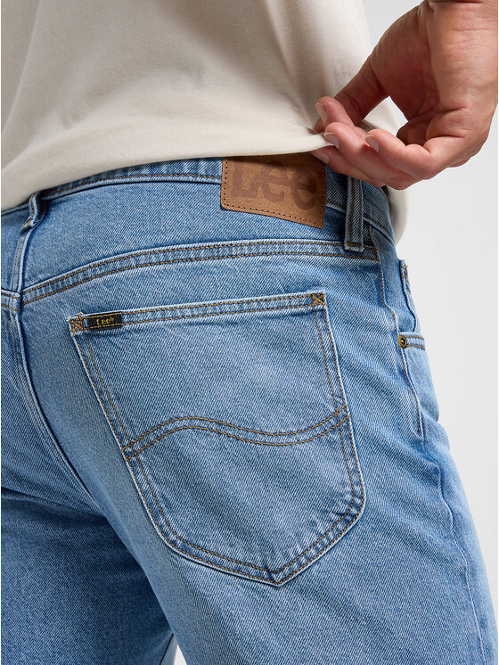 Lee Lee Jeansy DAREN ZIP FLY Niebieski Straight Fit