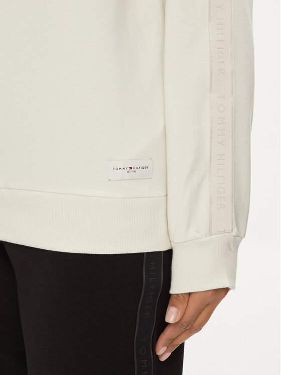 Tommy Hilfiger Tommy Hilfiger Bluza UW0UW04784 Écru Regular Fit