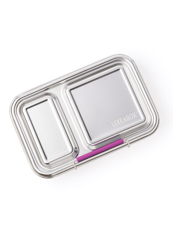 Lekkabox Lekkabox Lunchbox DUO Fioletowy