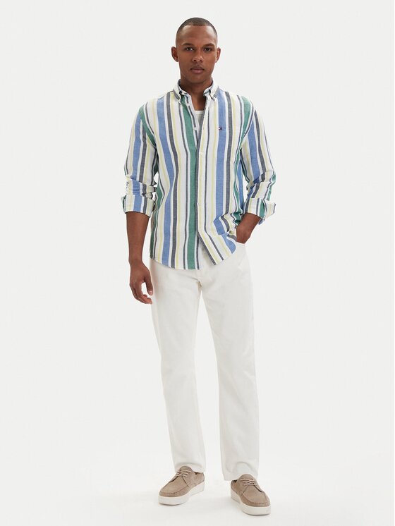 Tommy Hilfiger Tommy Hilfiger Πουκάμισο MW0MW42454 Έγχρωμο Regular Fit