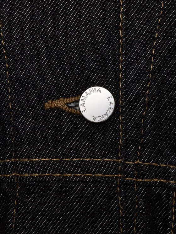 La Mania La Mania Kurtka jeansowa HAIM Czarny Oversize
