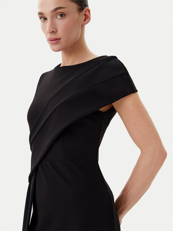 Rinascimento Rinascimento Kokteilinė suknelė CFC0019923002 Juoda Regular Fit