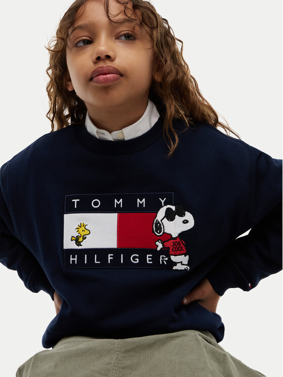 Tommy Hilfiger Tommy Hilfiger Hanorac Peanuts KS0KS00764 Bleumarin Regular Fit