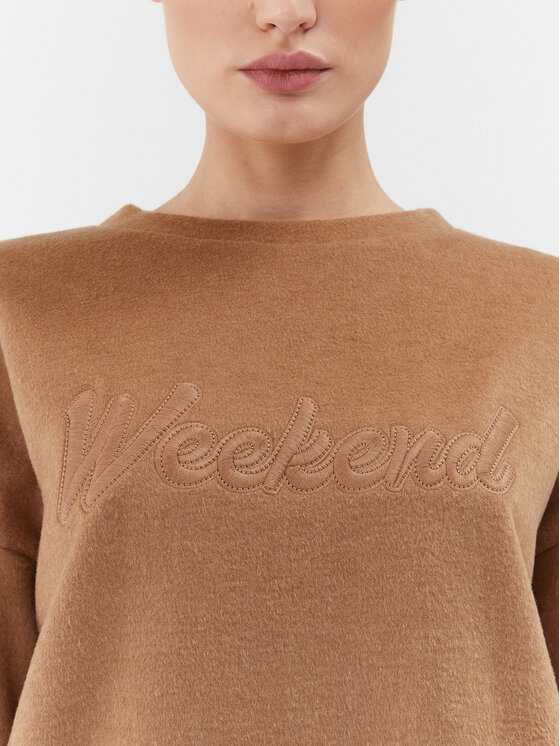 Weekend Max Mara Weekend Max Mara Felpa Molveno 2359260233 Marrone Loose Fit