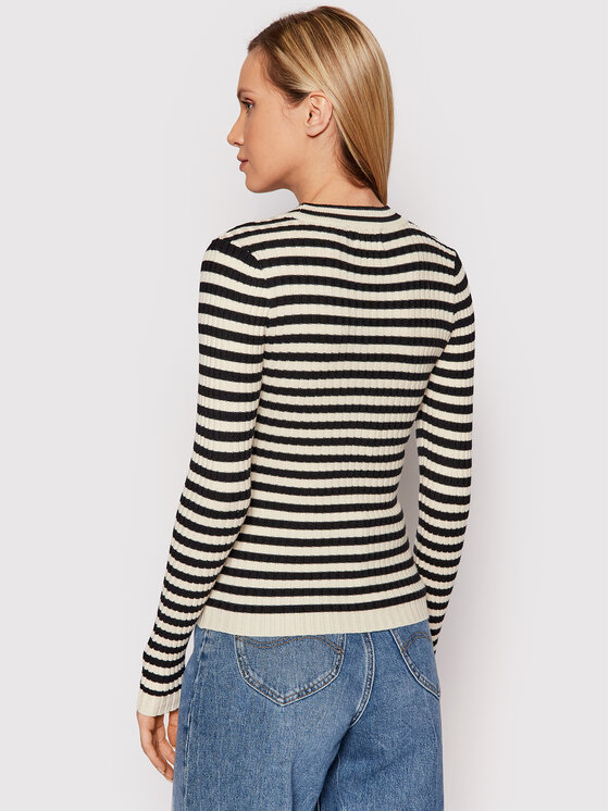 Pieces Pieces Džemper Crista 17115047 Bež Slim Fit