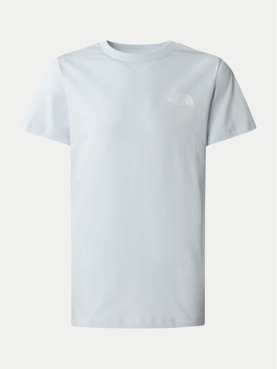 The North Face The North Face T-Shirt Redbox NF0A87NM Světle modrá Regular Fit