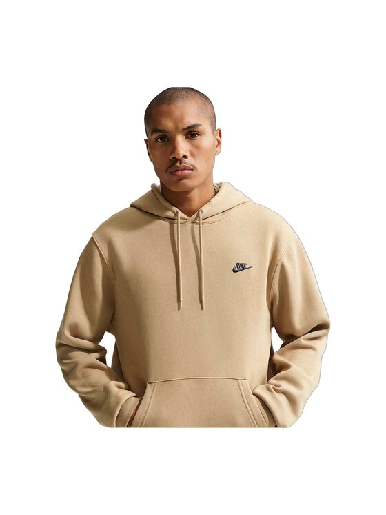 Nike Nike Bluza M NK CLUB BB PO HOODIE Beżowy Regular Fit