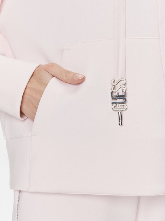 Guess Guess Суитшърт W4RQ04 KBYE2 Розов Regular Fit