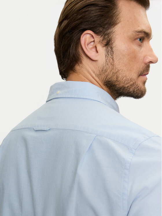 Gant Gant Koszula 3000202 Błękitny Slim Fit