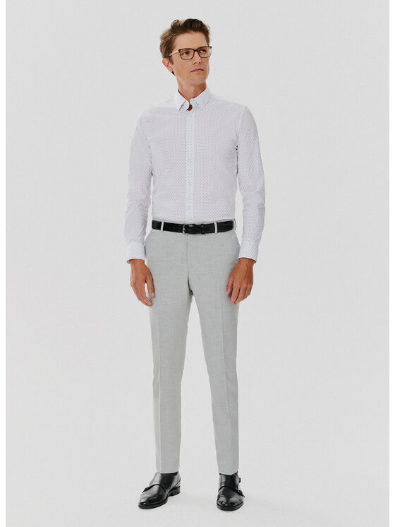 Pako Lorente Pako Lorente Koszula P24WN-1X-007 Biały Slim Fit