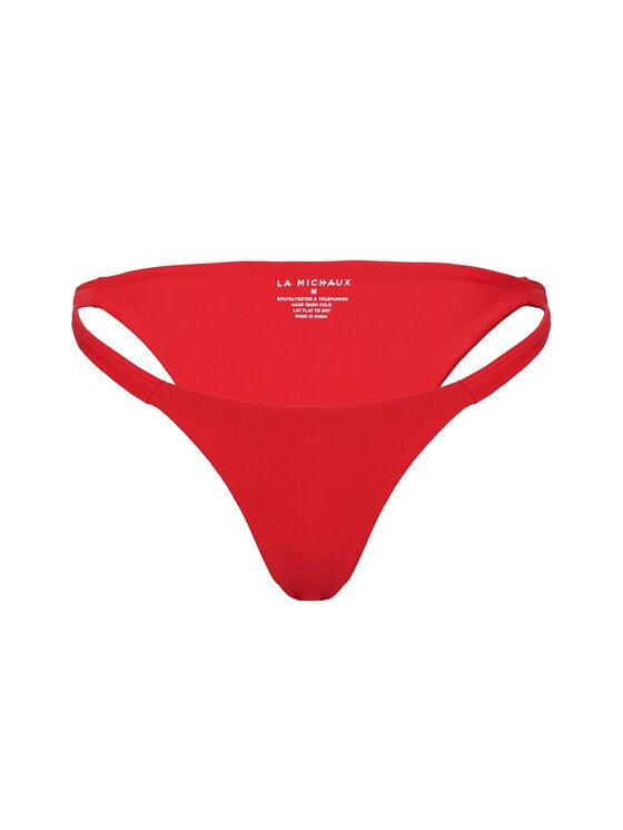 La Michaux La Michaux Dół od bikini FIERCE Czerwony