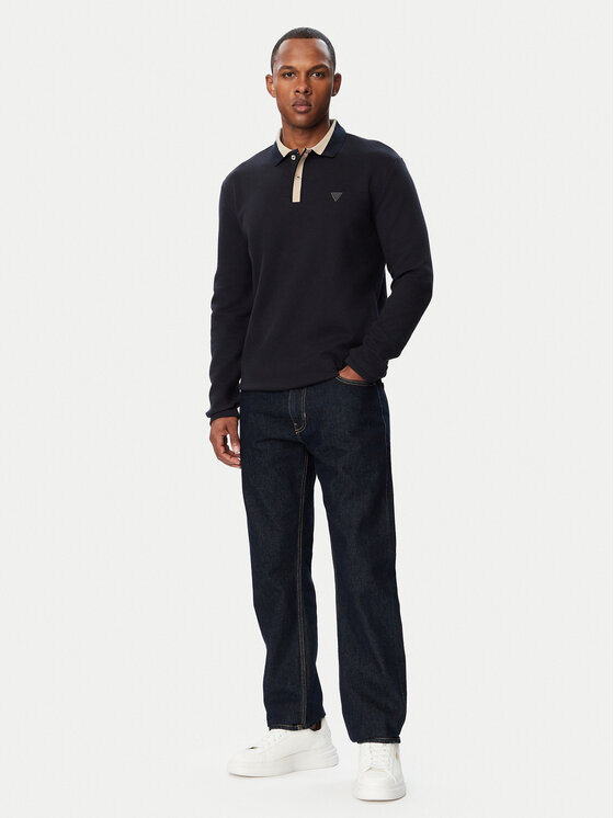 Guess Guess Poloshirt M6BP11 K6203 Dunkelblau Regular Fit
