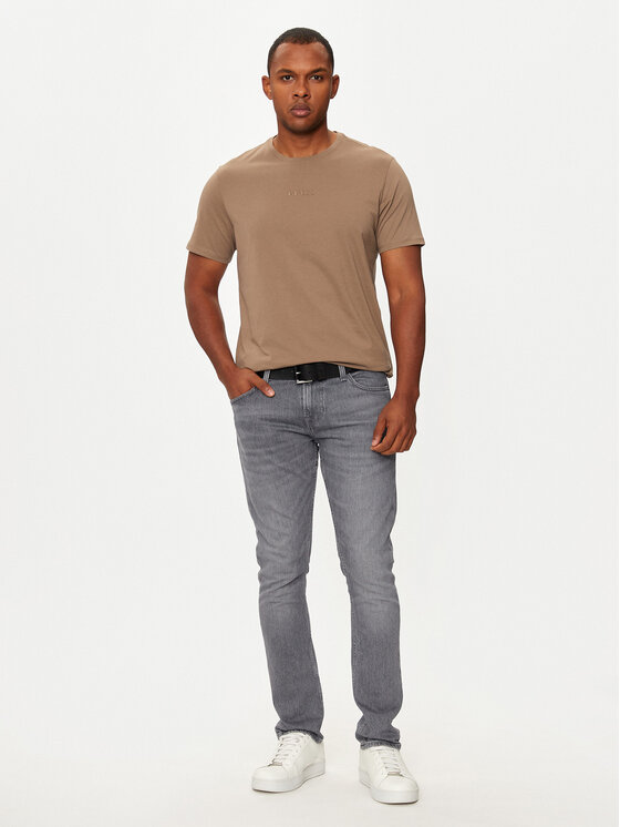 Guess Guess Tričko M4GP39 K7HD0 Hnedá Regular Fit