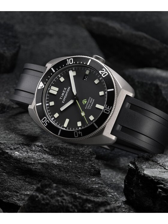 Timex Timex Zegarek TW2Y63600 Czarny